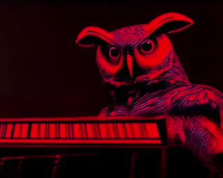ECONNREFUSED music video poster — connection refused, owl at an empty port