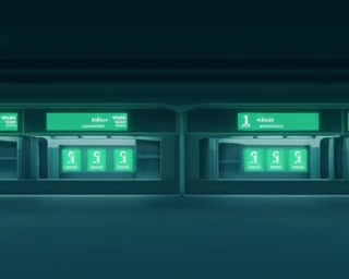 It Compiled music video poster — dark server room